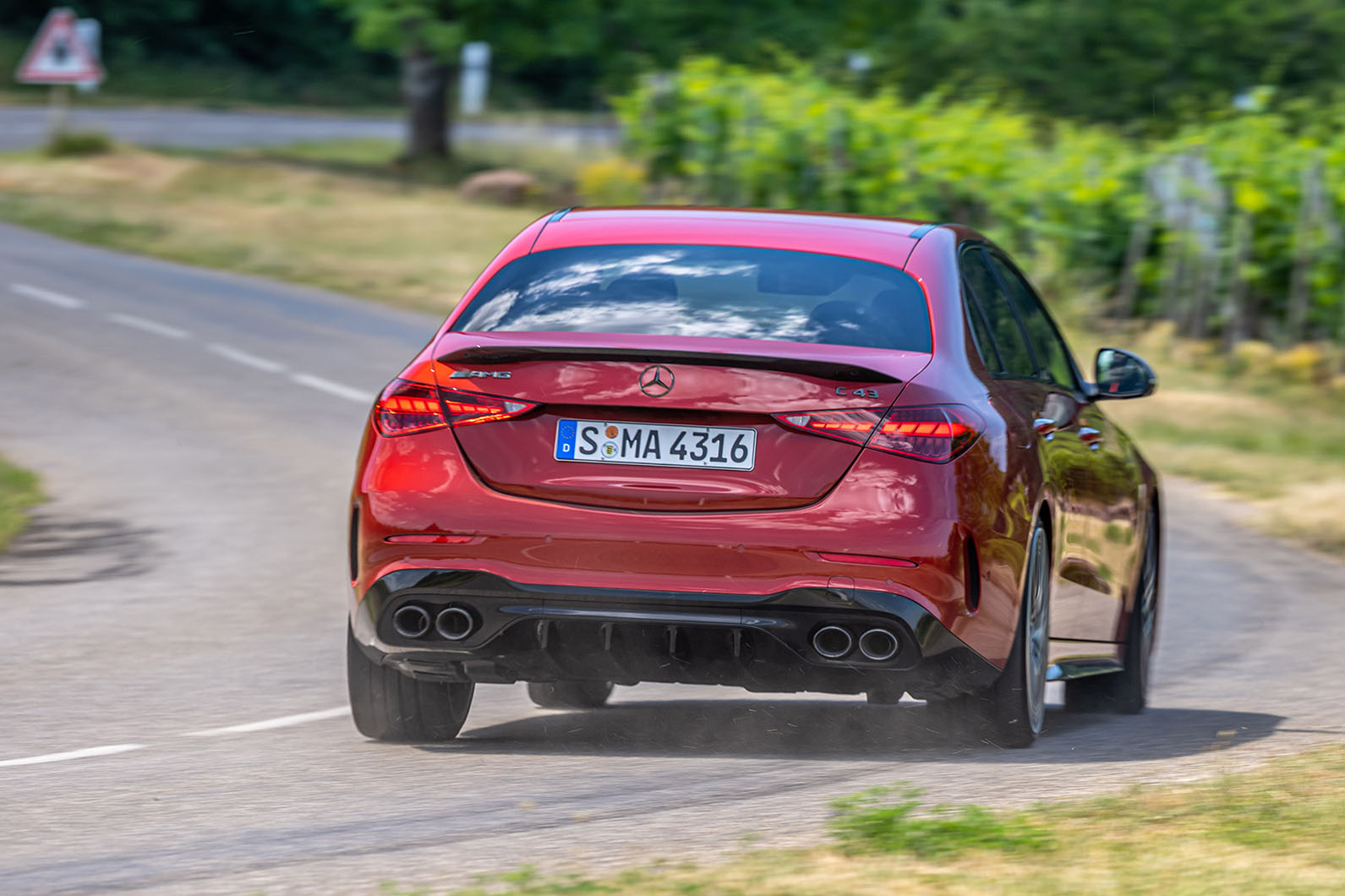 002 mercedes amg c43 virage arrière 2022 002 mercedes amg c43 virage arrière 2022