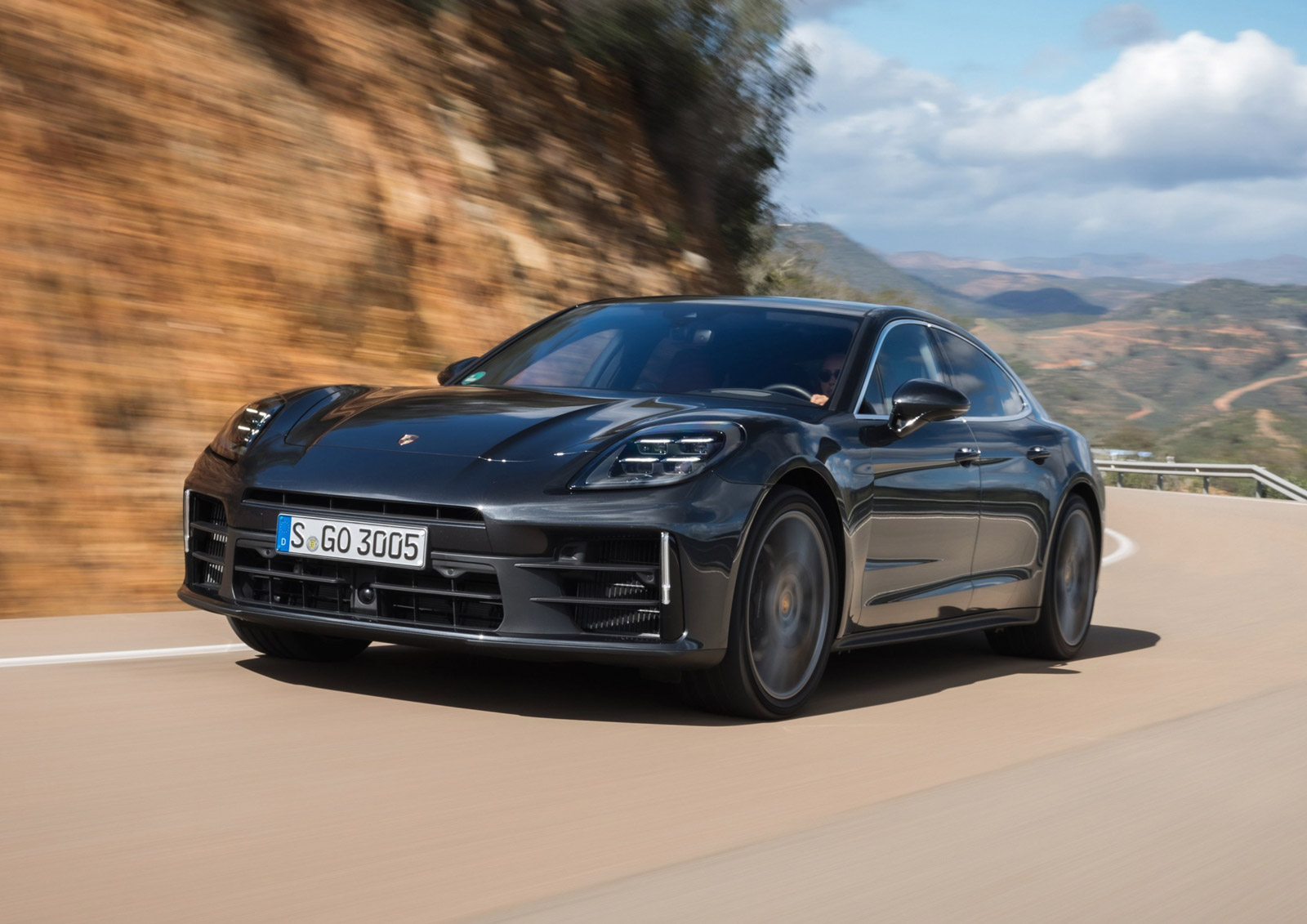 01 Porsche Panamera review 2024 front driving