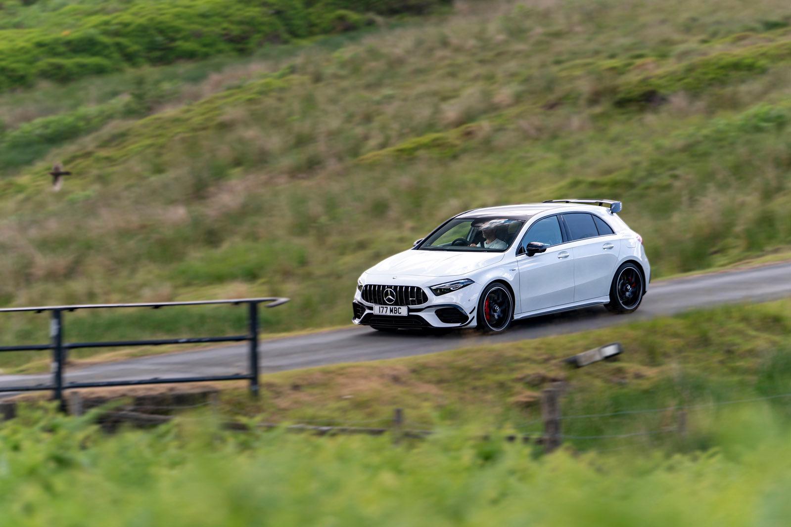 02 Mercedes AMG A45 S RT 2023 front cornering