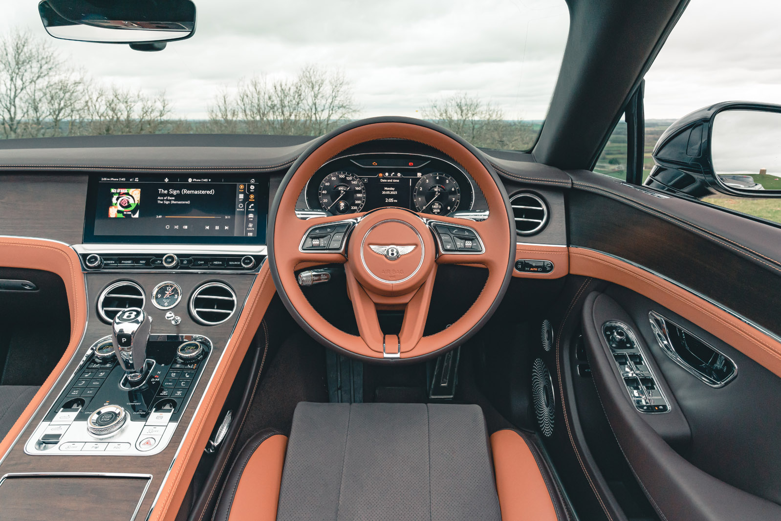 09 Bentley Continental GTC convertible RT 2023 dashboard