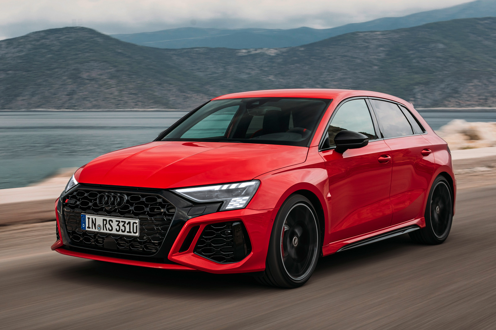 1 Audi RS3 2021 first drive review hero front