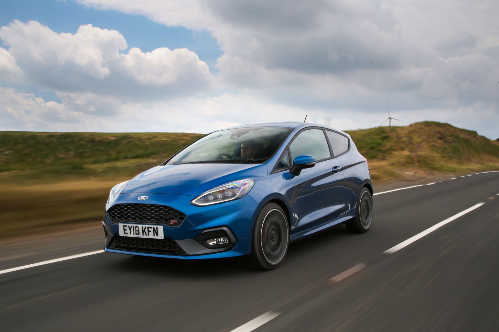 Ford Fiesta ST 2018 road test review hero front