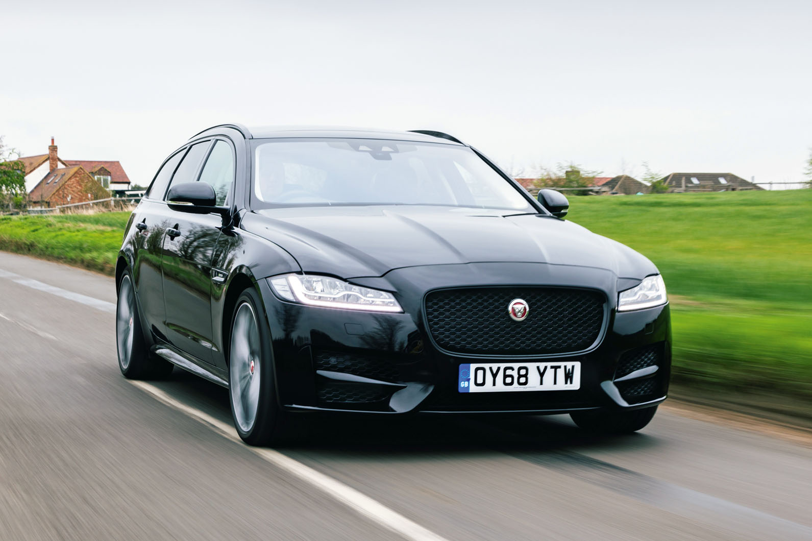 Jaguar XF Sportbrake 2019 road test review - hero front