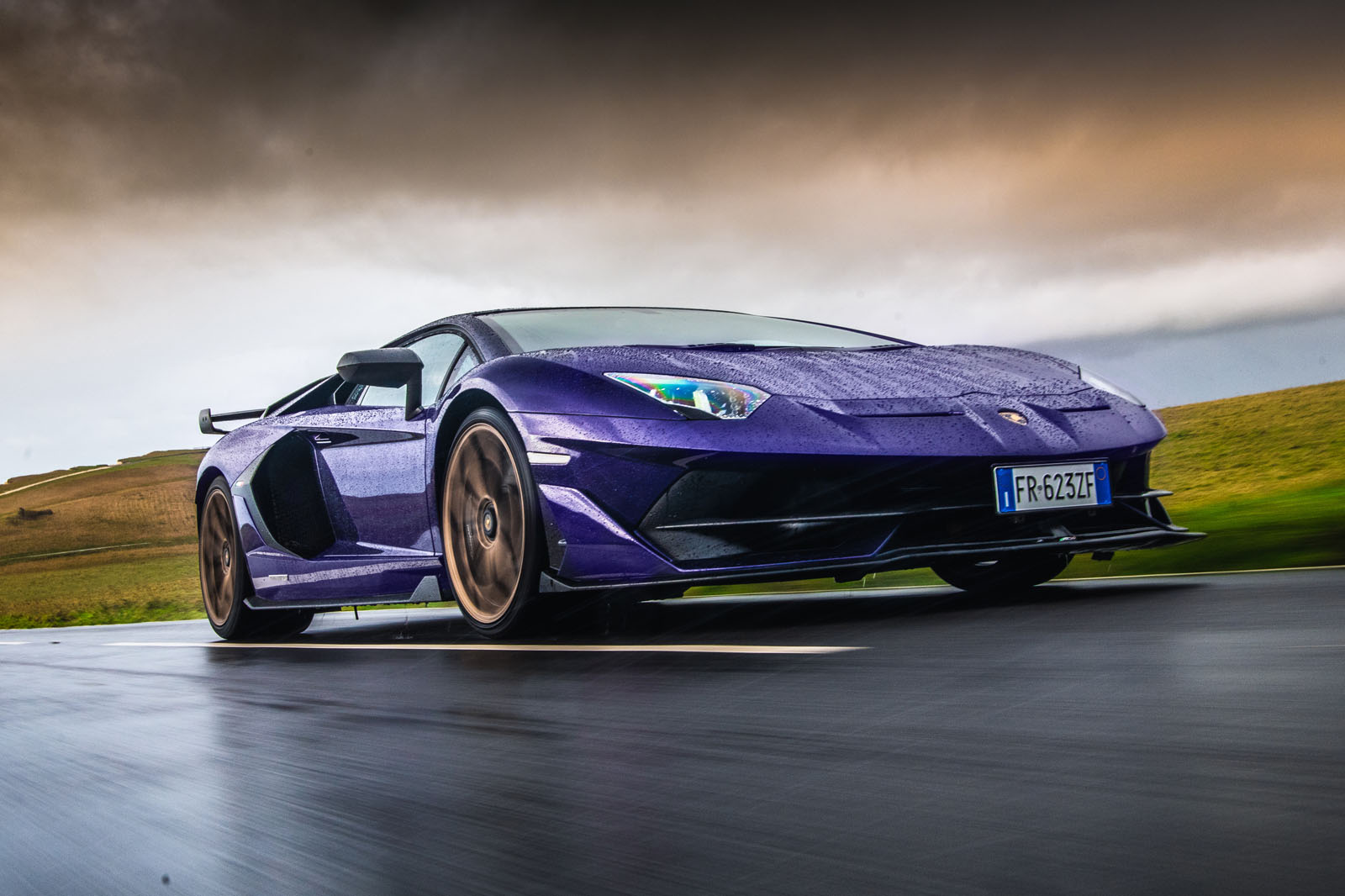 Lamborghini Aventador SVJ 2019 road test review - hero front