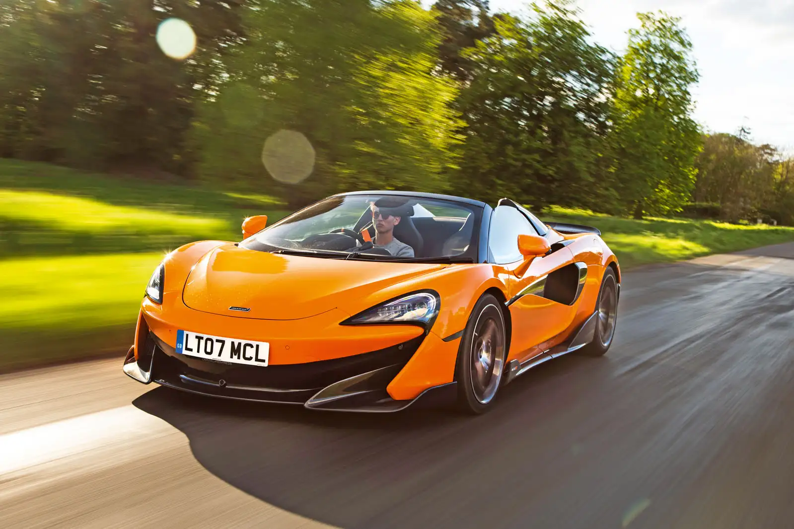 McLaren 600LT Spider 2019 road test review - hero front