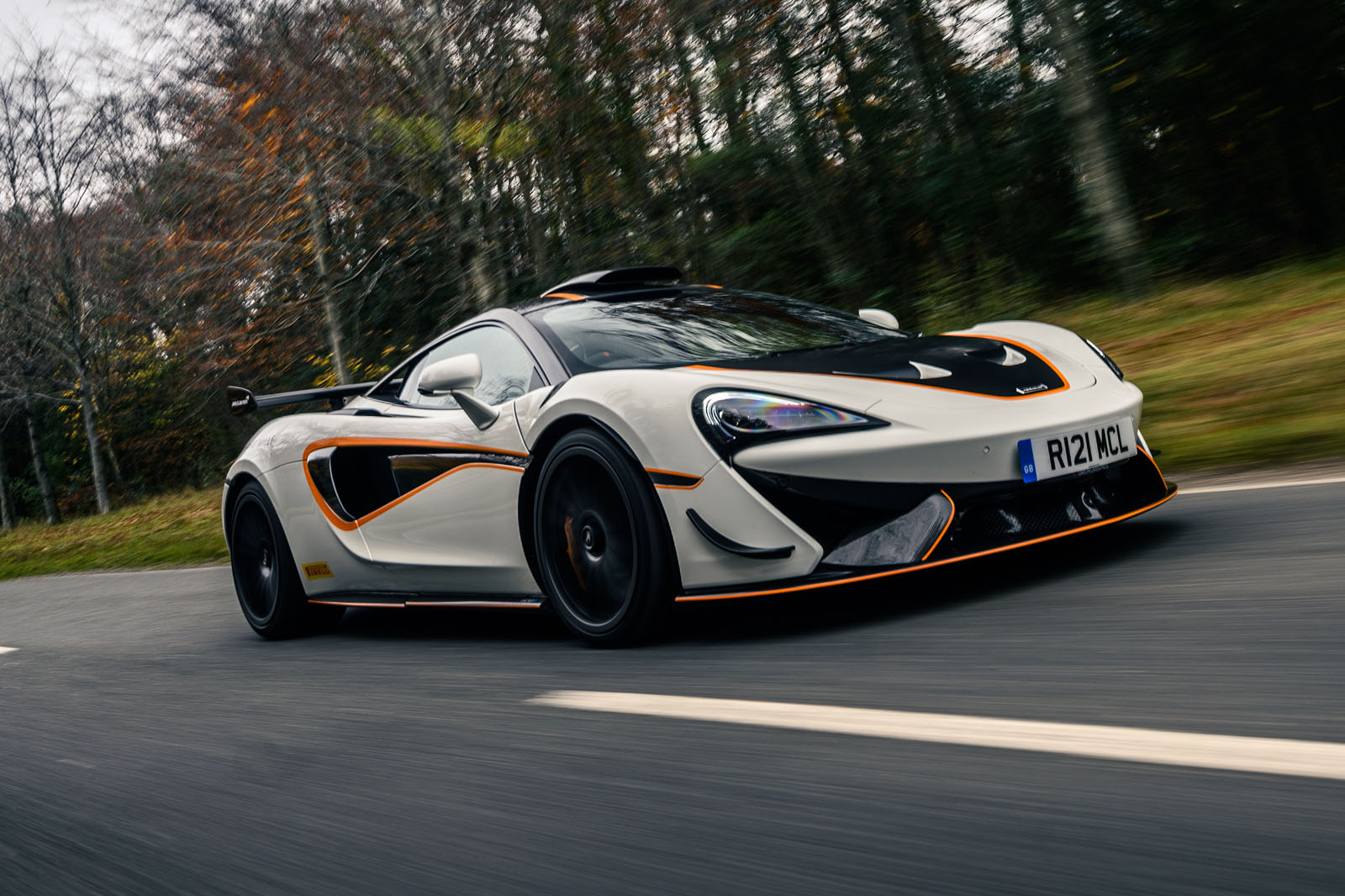 McLaren 620R 2021 road test review - hero front