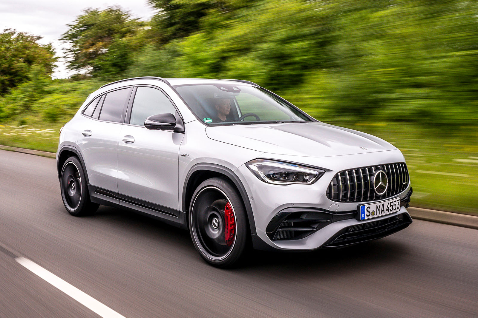 Mercedes-AMG GLA 45 S Plus 2020 road test review - hero front