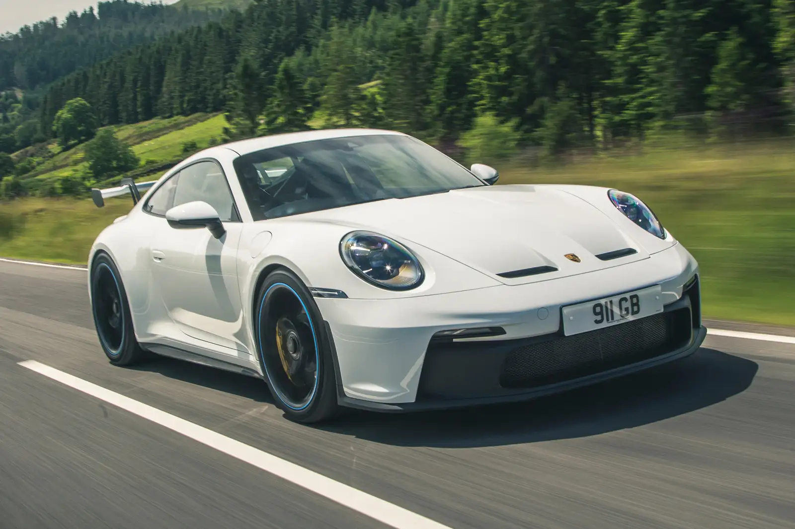 This is the new Porsche 911 GT3 RS and it's pretty much a race car now