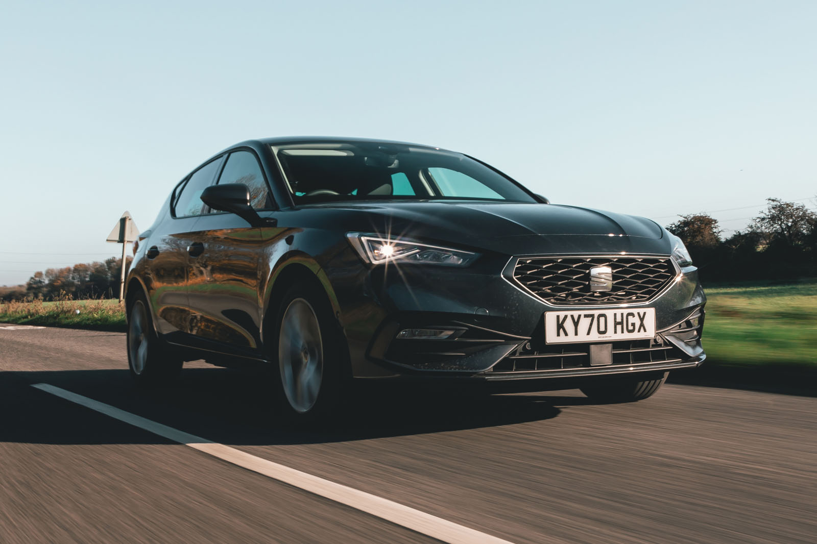 Seat Leon eHybrid 2020 road test review - hero front