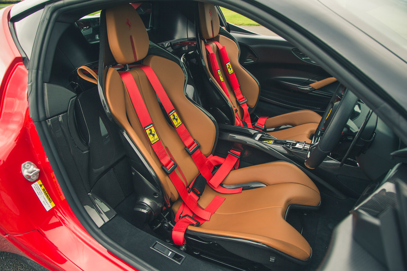 13 Ferrari SF90 Stradale 2021 road test review front seats