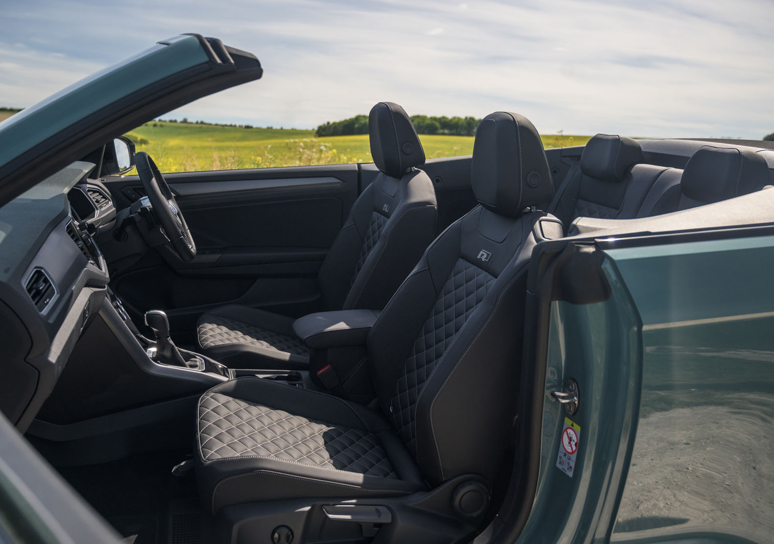 Volkswagen T-Roc Cabriolet 2020 road test review - cabin