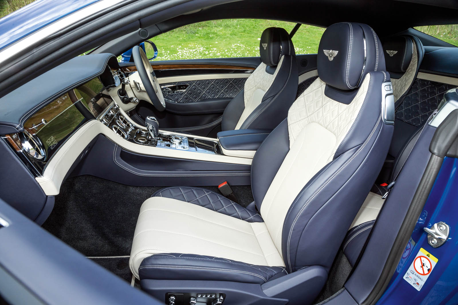 Bentley Continental GT 2018 Autocar road test review front seats