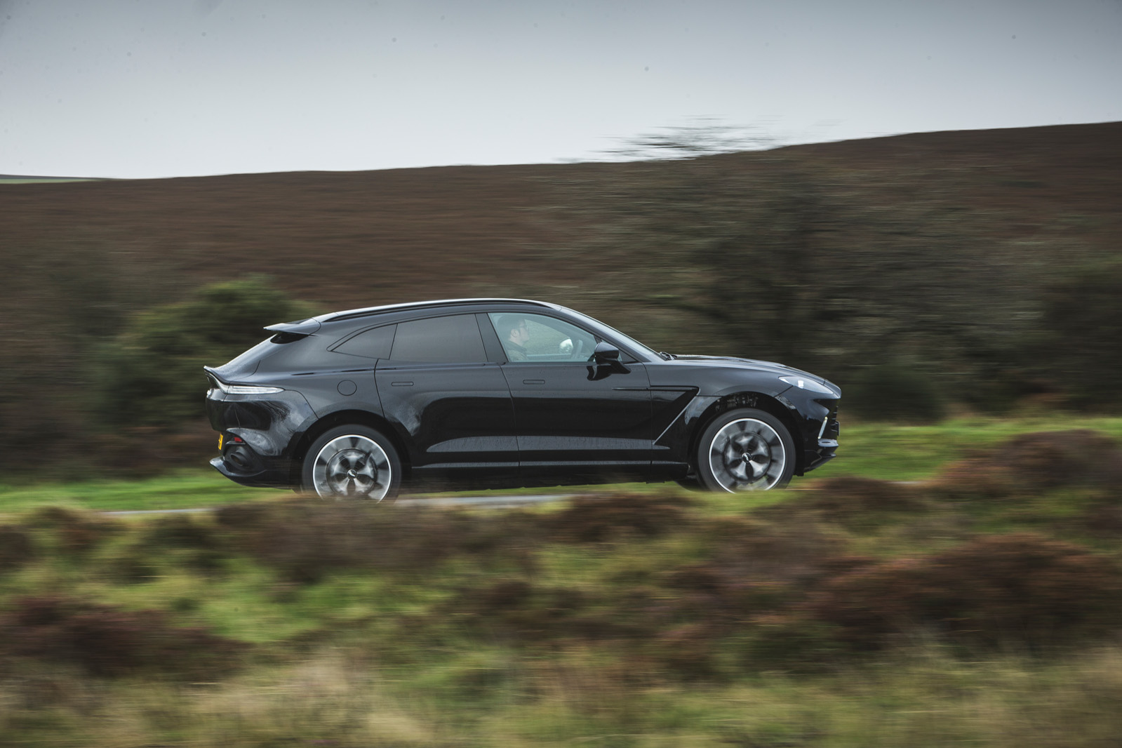 Aston Martin DBX 2020 road test review - hero side
