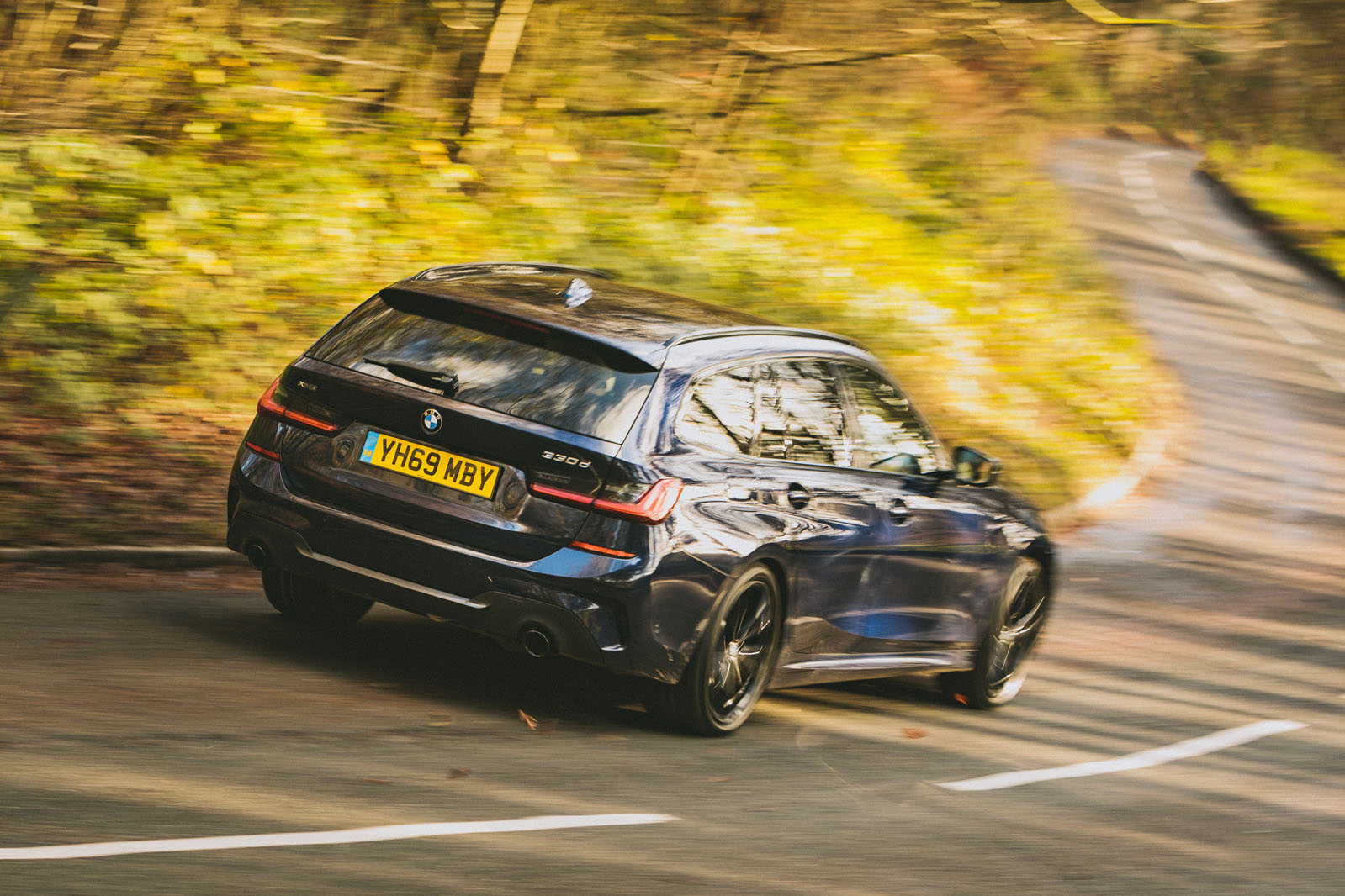 BMW 3 Series Touring 2020 road test review - hero rear