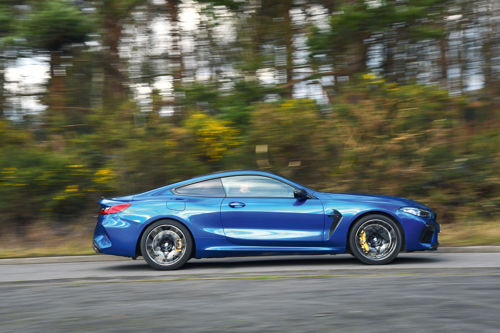 BMW M8 Competition coupe 2020 road test review - hero side