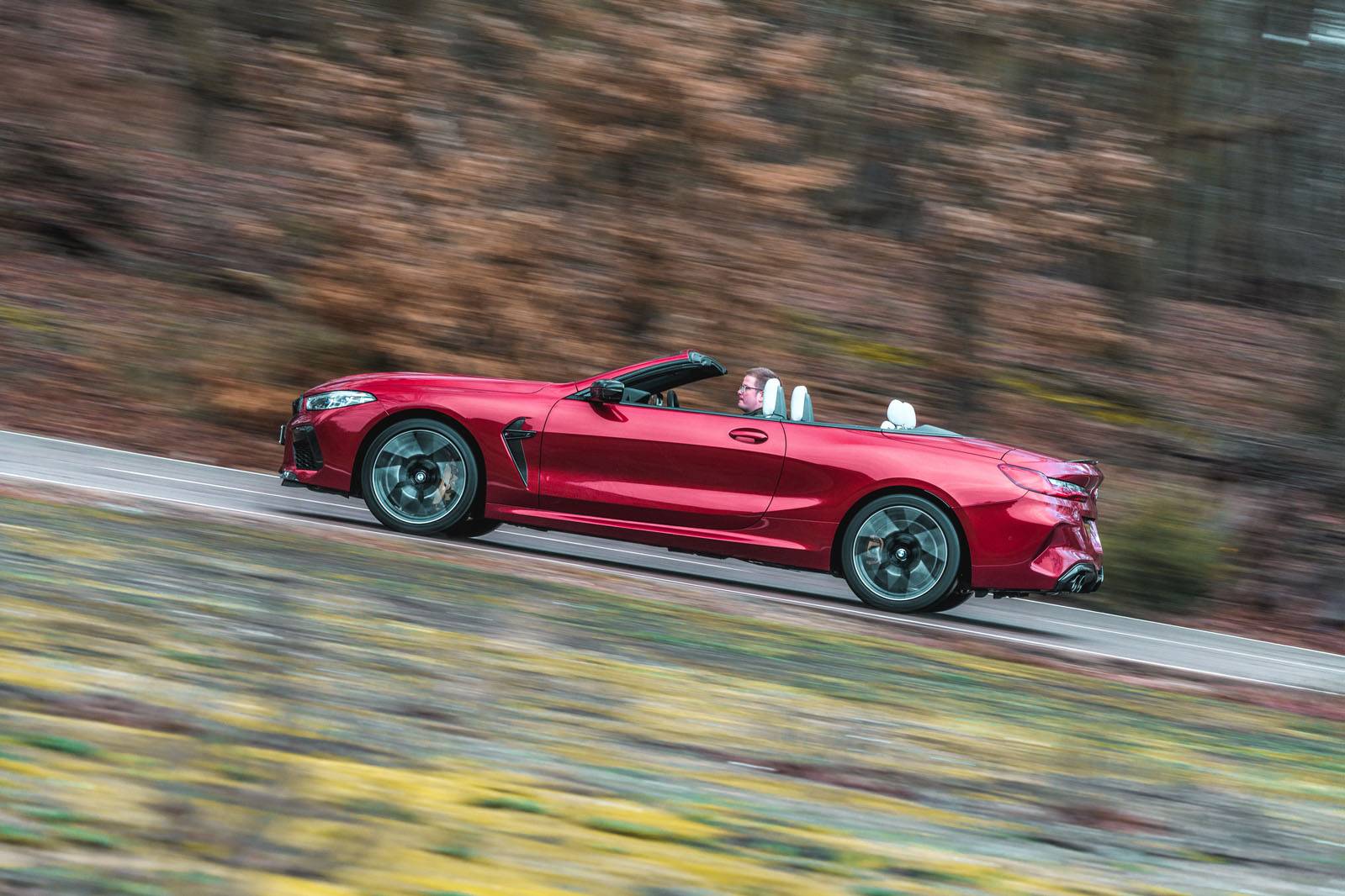 BMW M8 Competition convertible 2020 road test review - hero side