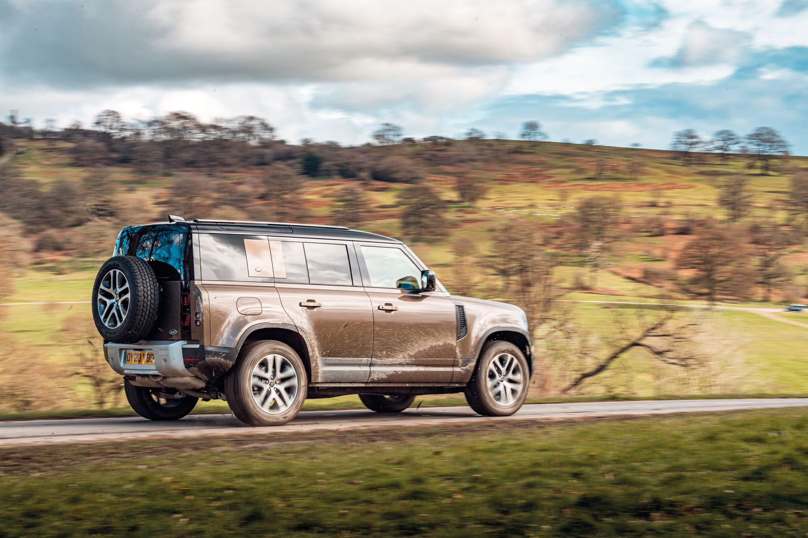 Land Rover Defender 2020 road test review - hero side