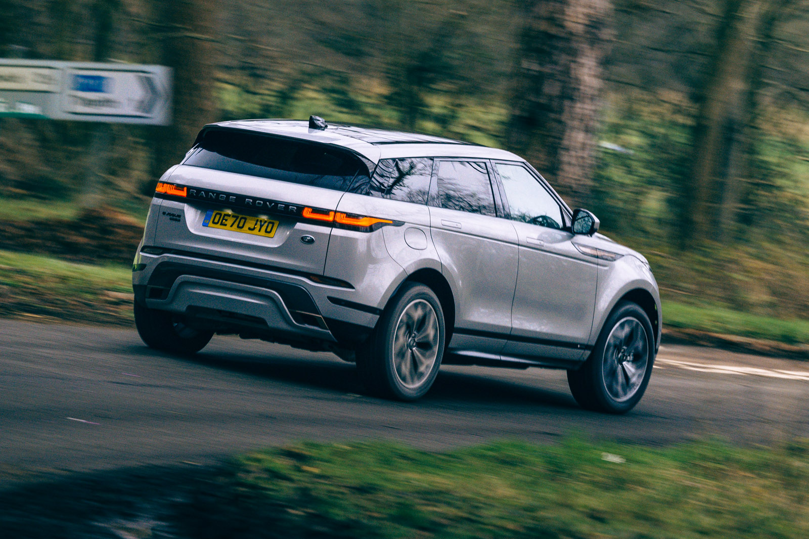 2 Land Rover Range Rover Evoque 2021 road test review hero rear