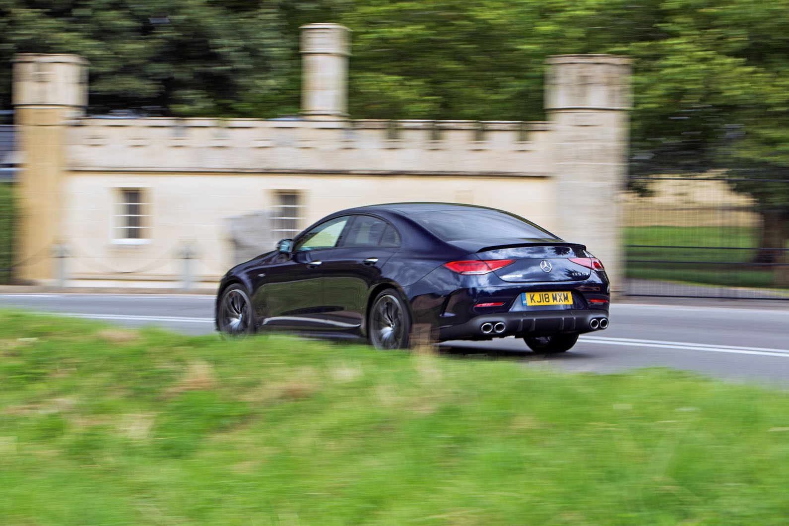 Mercedes-AMG CLS 53 2018 road test review - hero rear