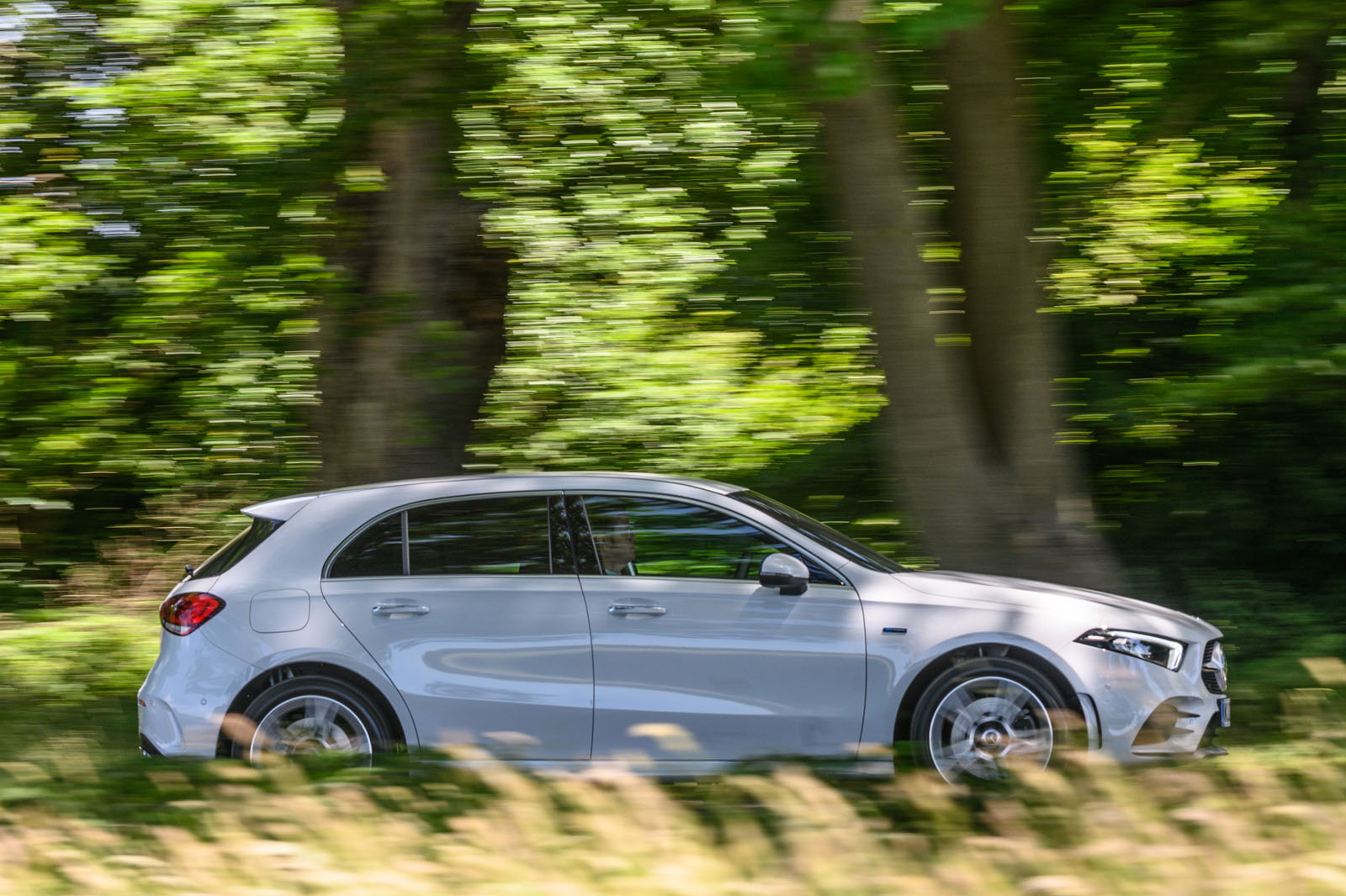Mercedes-Benz A250e 2020 road test review - hero side