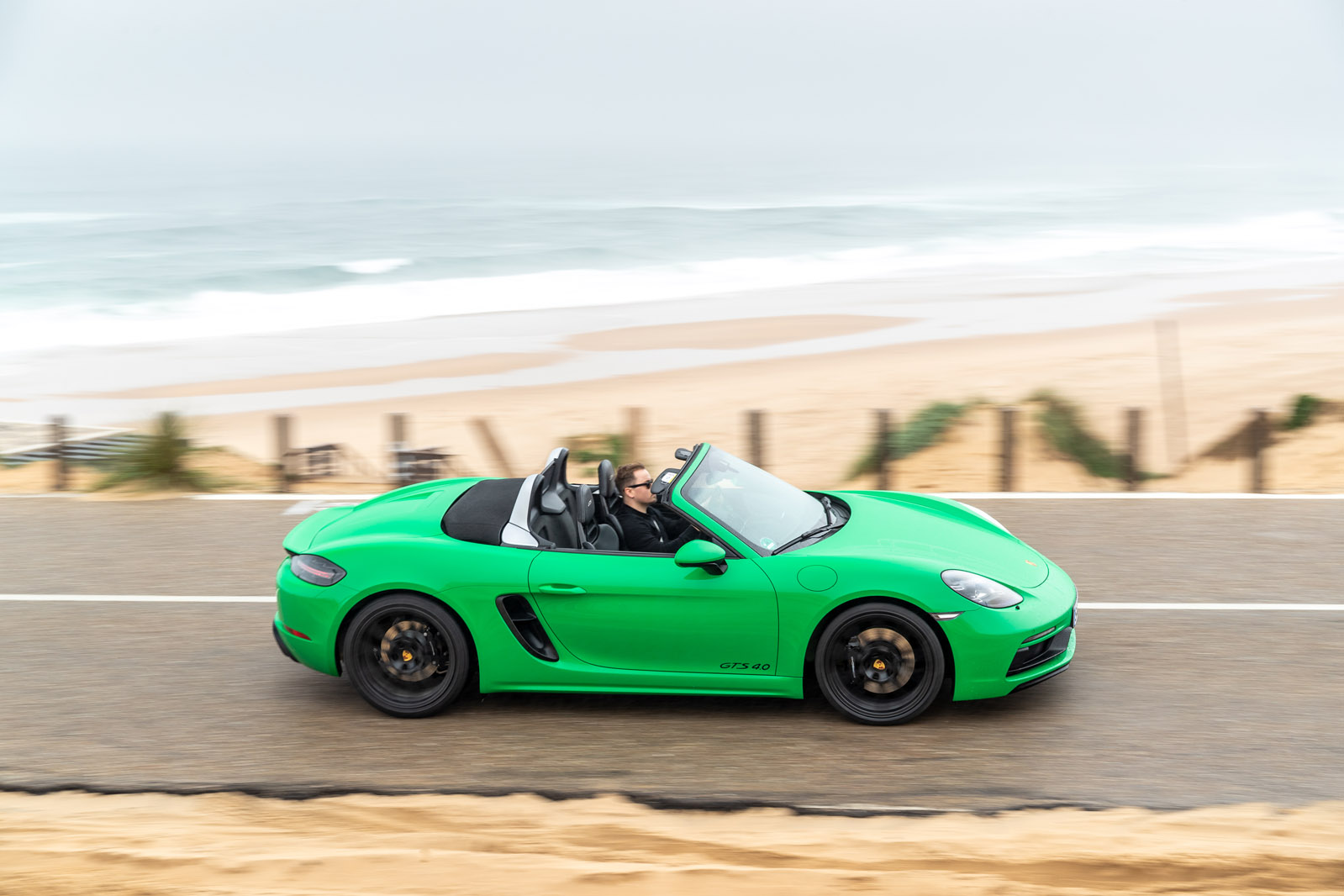 Porsche 718 Boxster GTS 4.0 2020 road test review - hero side