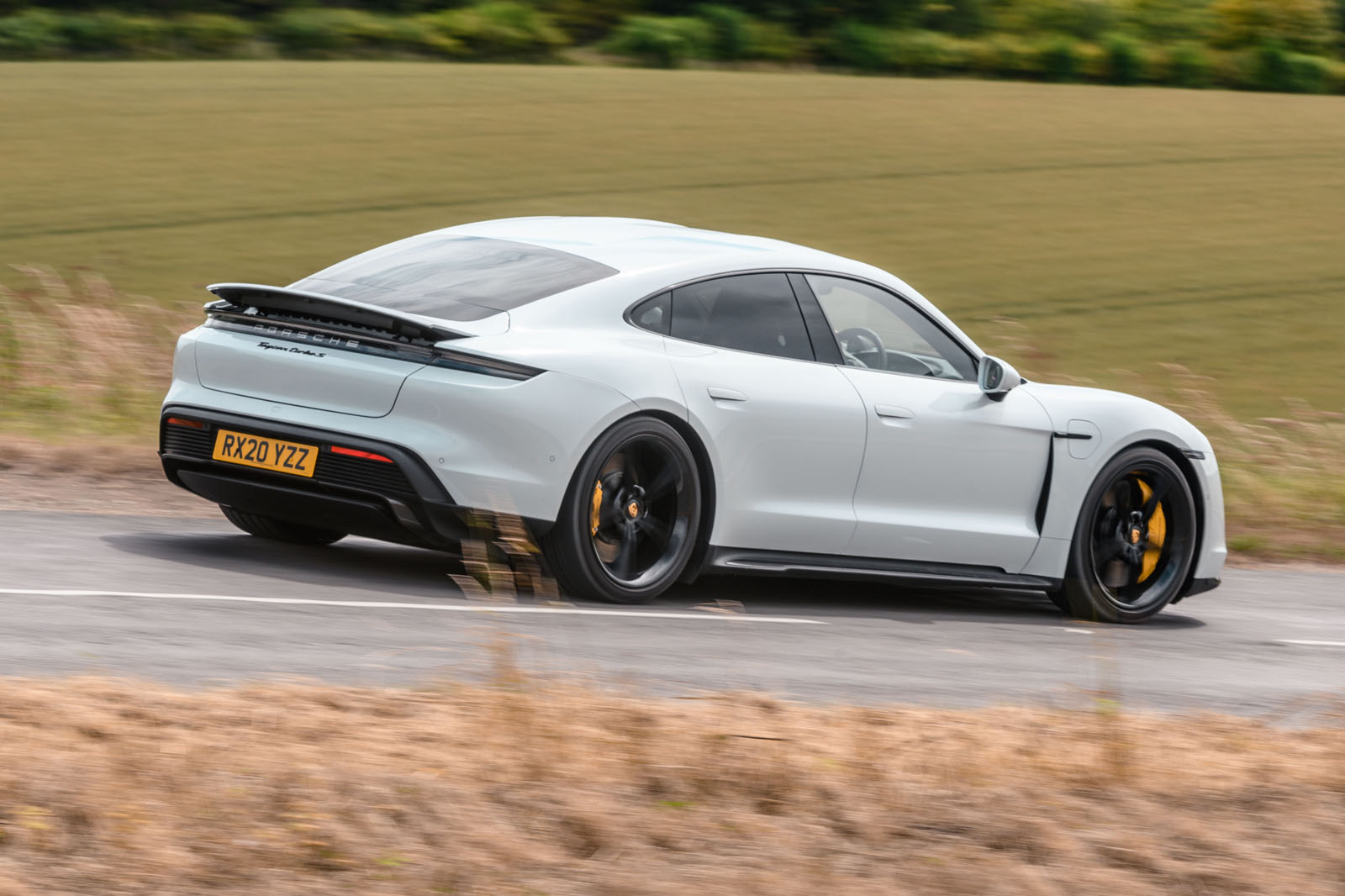 Porsche Taycan 2020 road test review - hero side