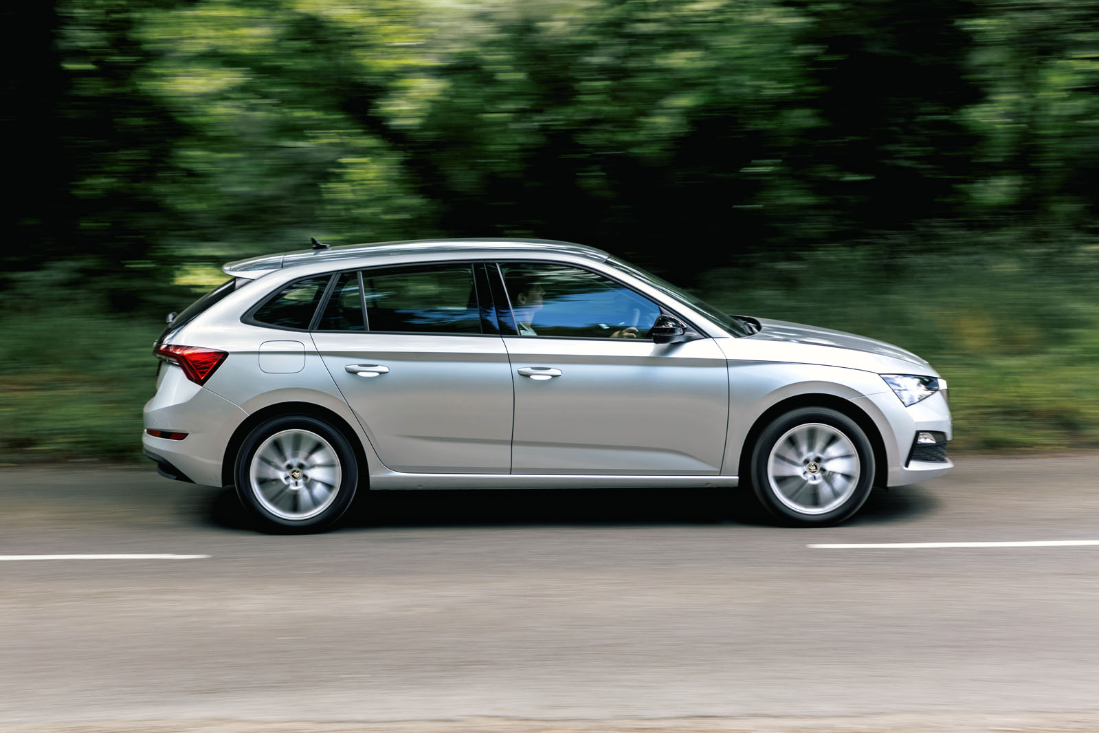 Skoda Scala 2019 road test review - hero side