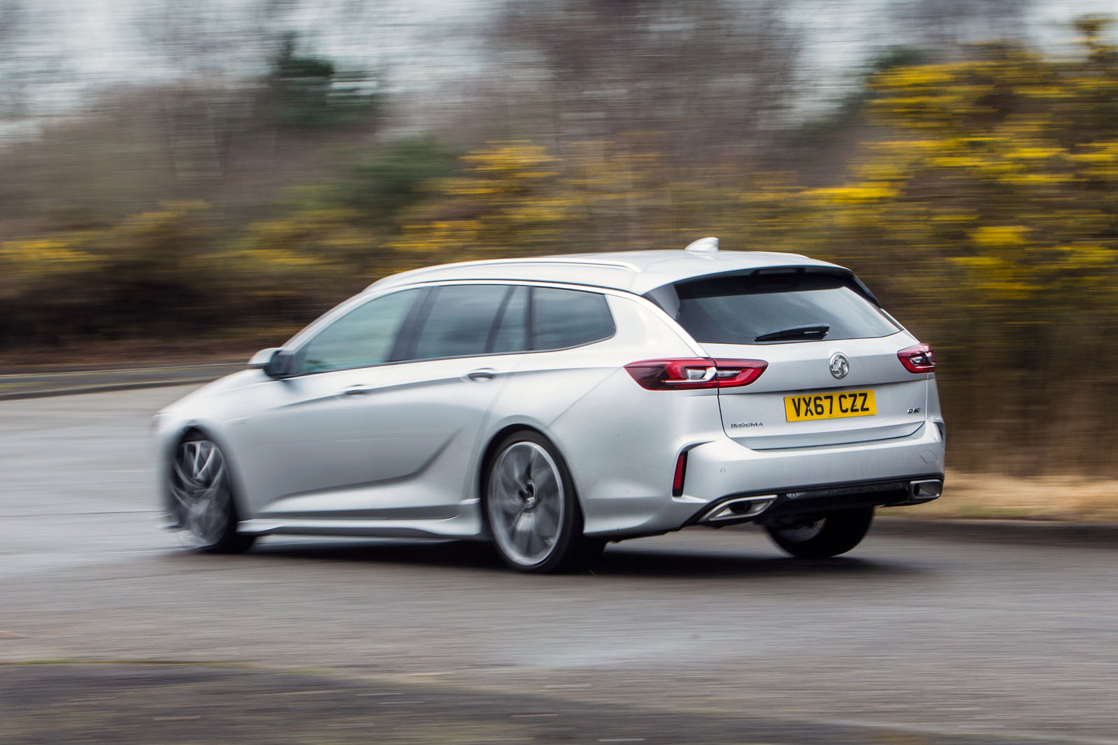 Vauxhall Insignia Sports Tourer GSI review hero rear