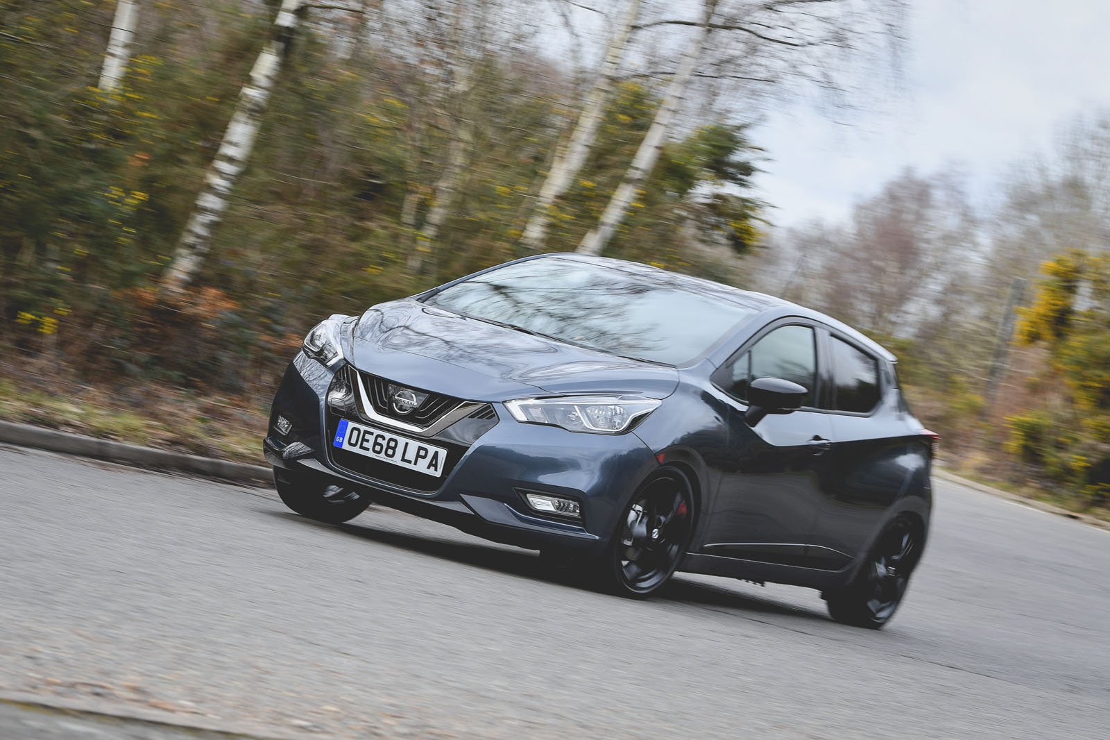 Nissan Micra N-Sport 2019 road test review - cornering front