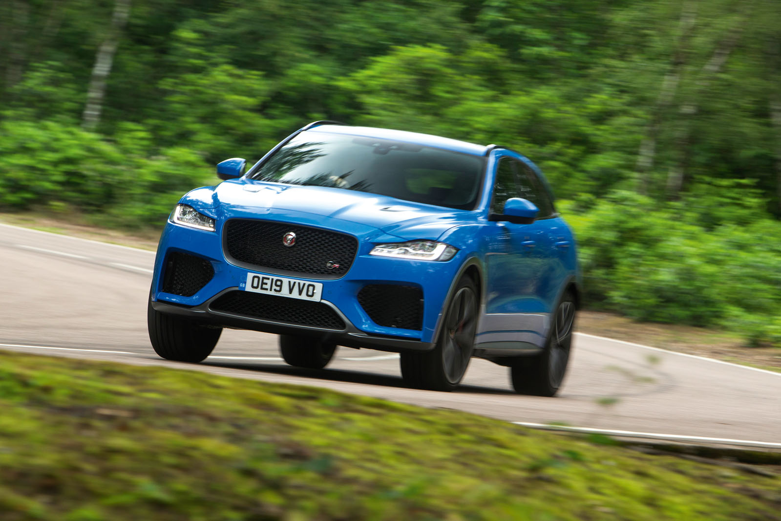 Jaguar F-Pace SVR 2019 road test review - OTR front