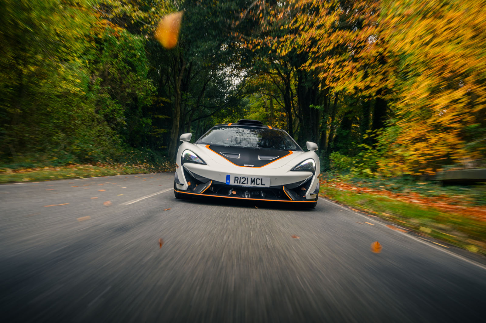 23 McLaren 620R 2021 road test review hero nose