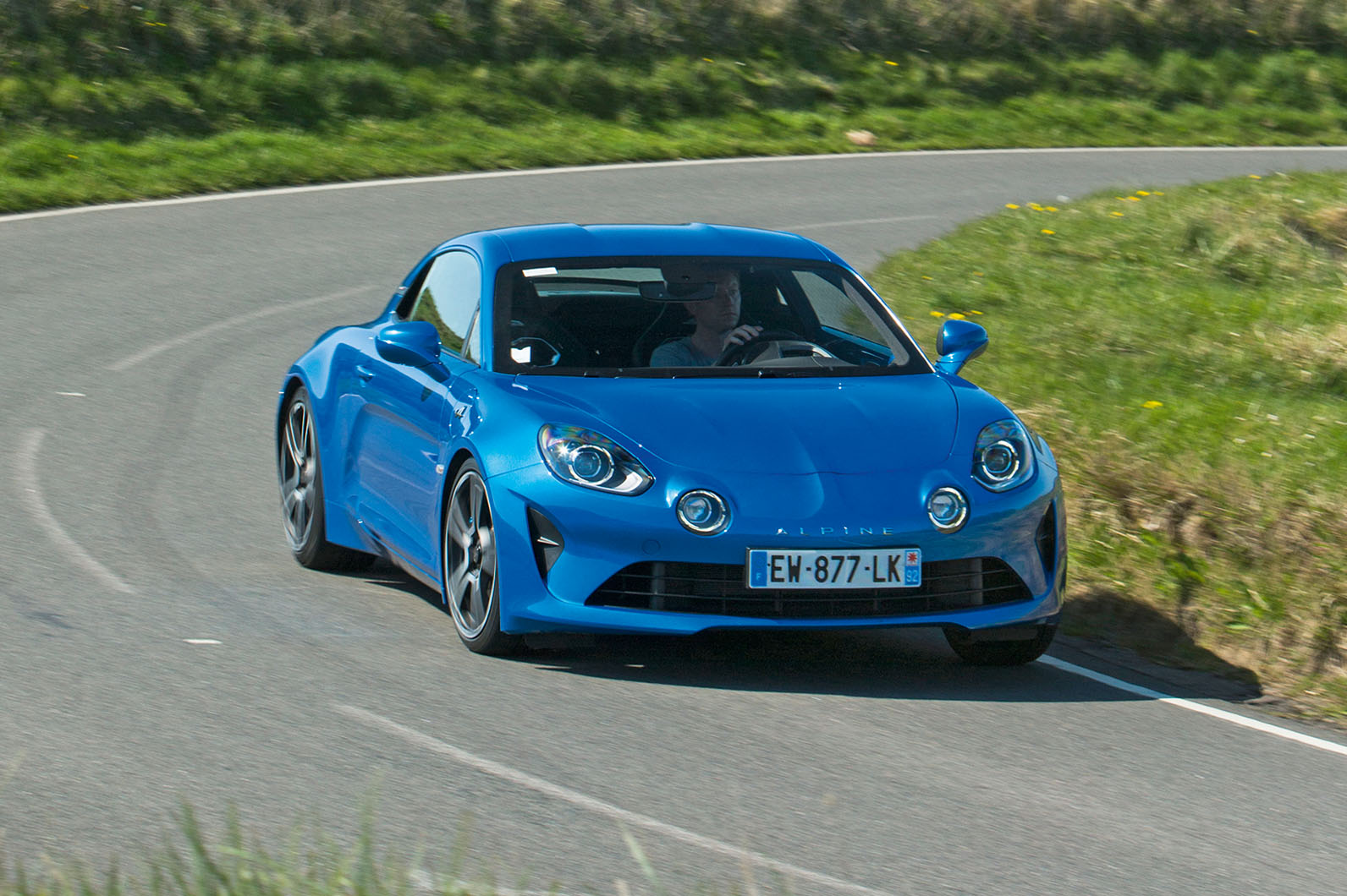Alpine A110 2018 road test review hero front