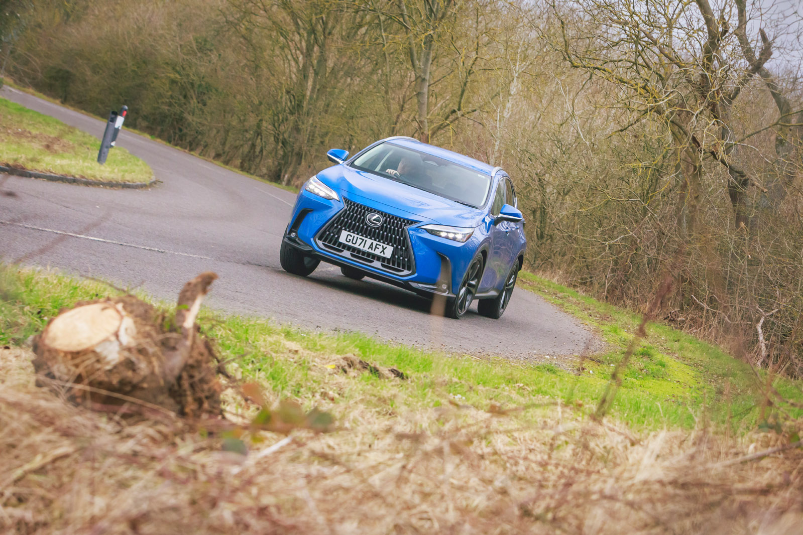 24 Lexus NX 2022 road test review cornering front