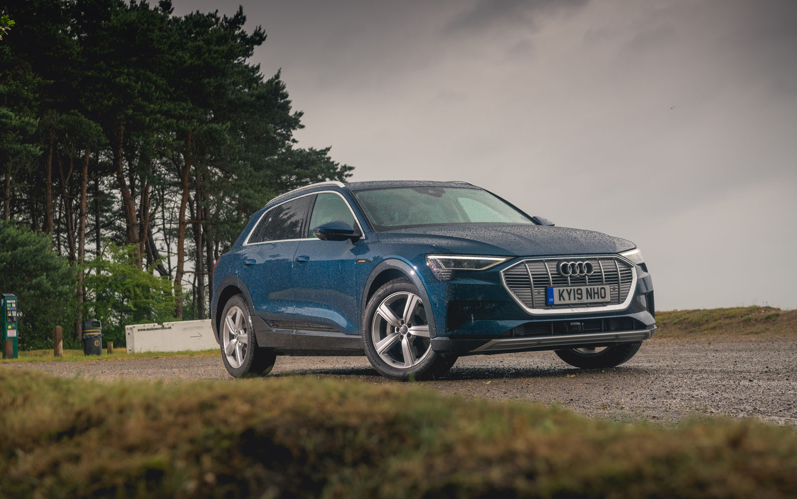 Audi E-tron 55 Quattro 2019 road test review - static