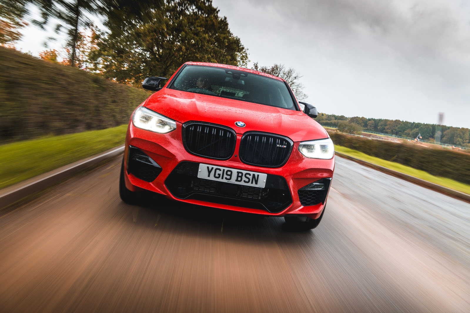 BMW X4 M Competition 2019 road test review - on the road nose