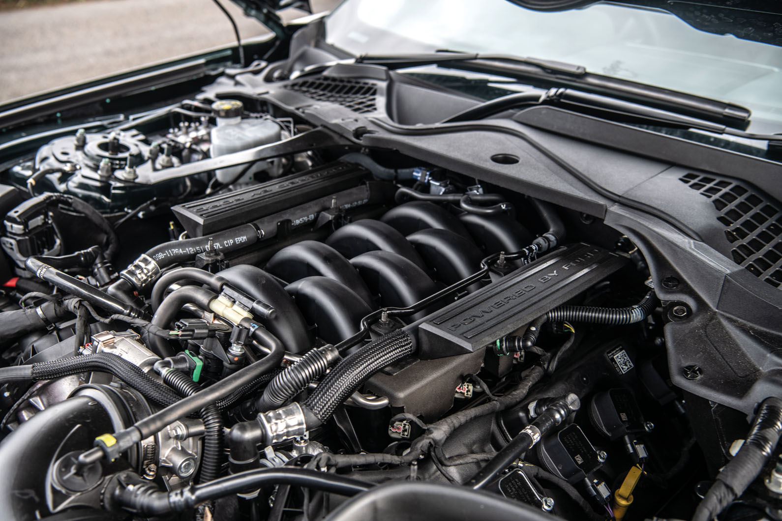 Ford Mustang Bullitt 2018 road test review - engine
