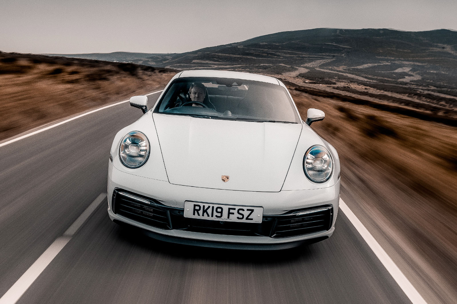 Porsche 911 Carrera S 2019 road test review - on the road action