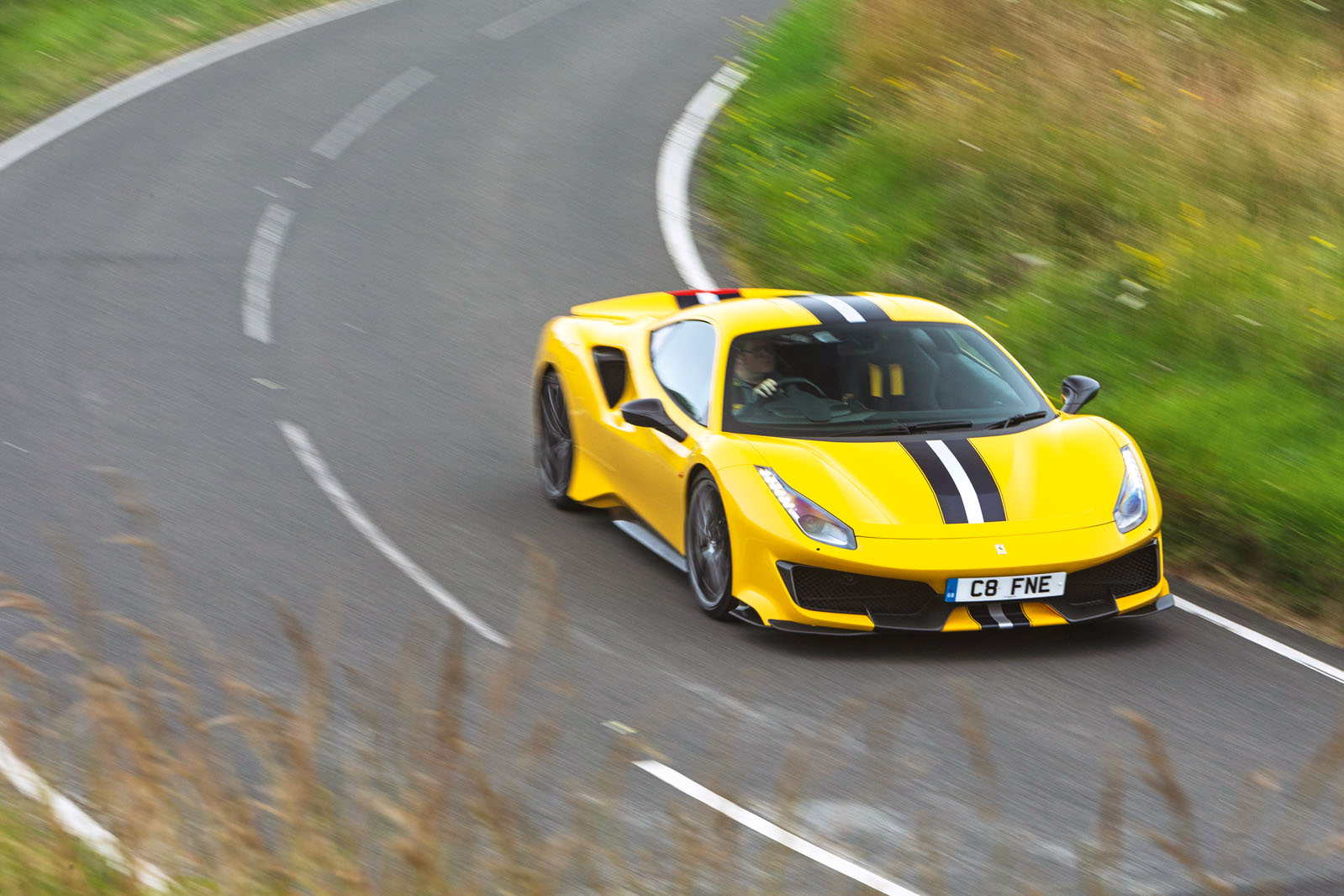 Ferrari 488 Pista 2019 road test review - on the road front