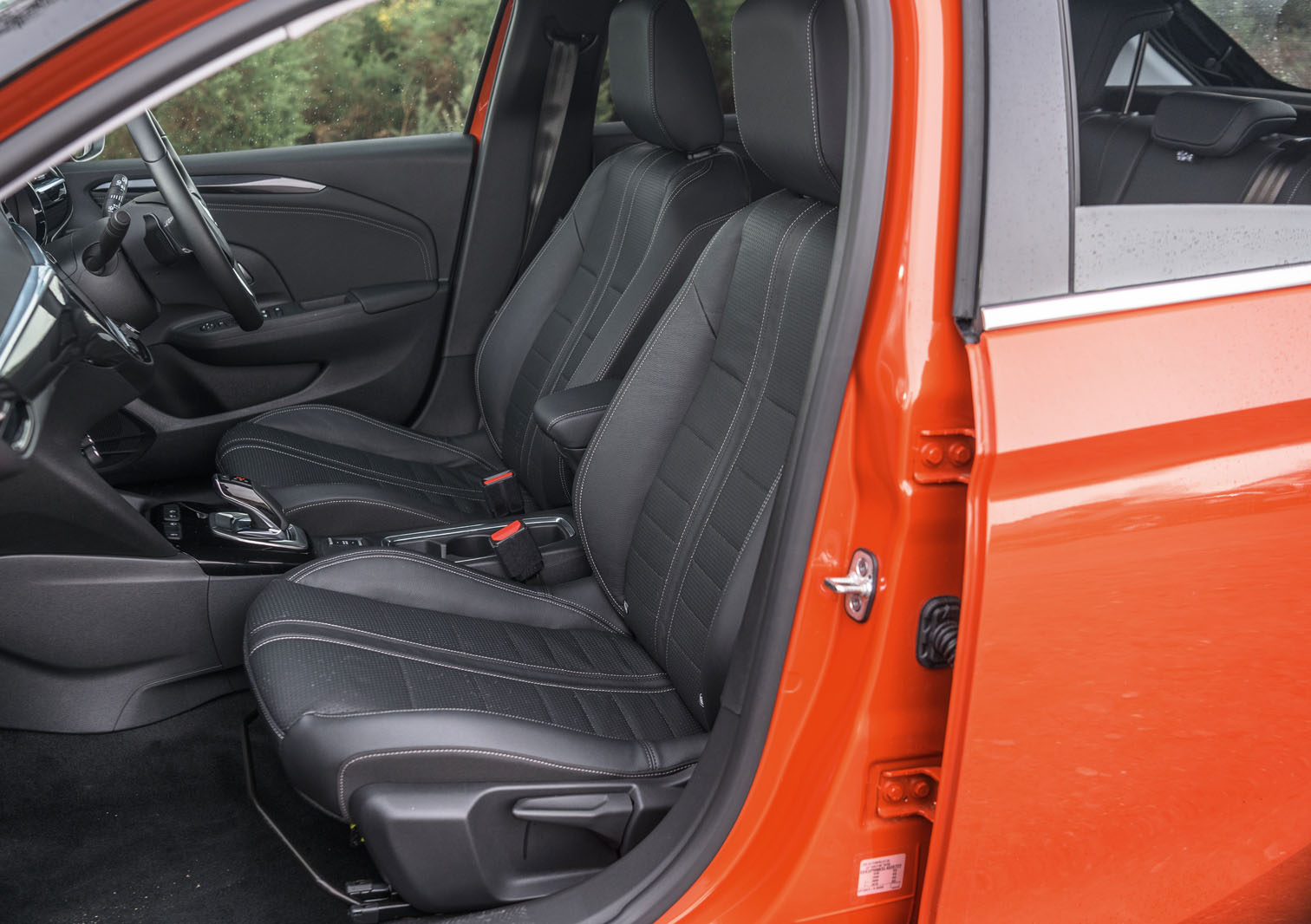 Vauxhall Corsa 2020 road test review - front seats
