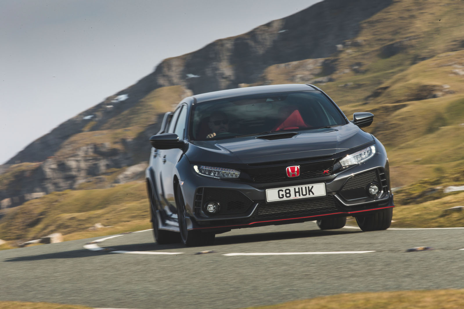 Honda Civic Type R 2019 road test review - cornering front