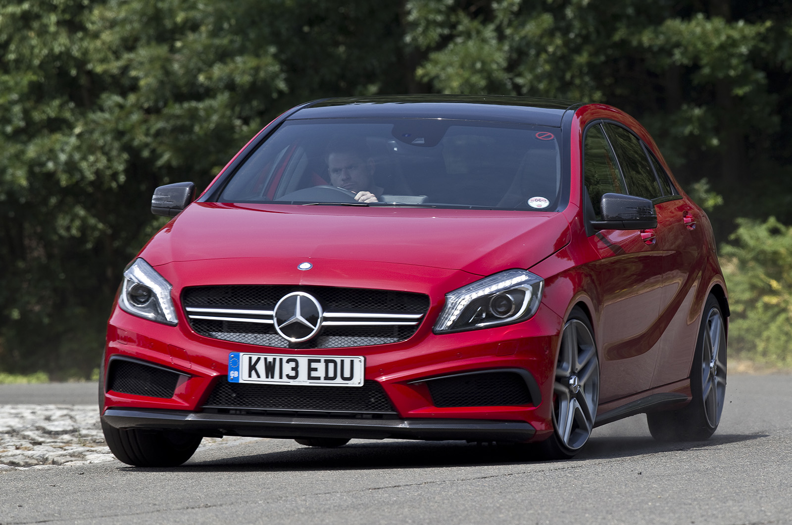 Mercedes-AMG A 45 cornering