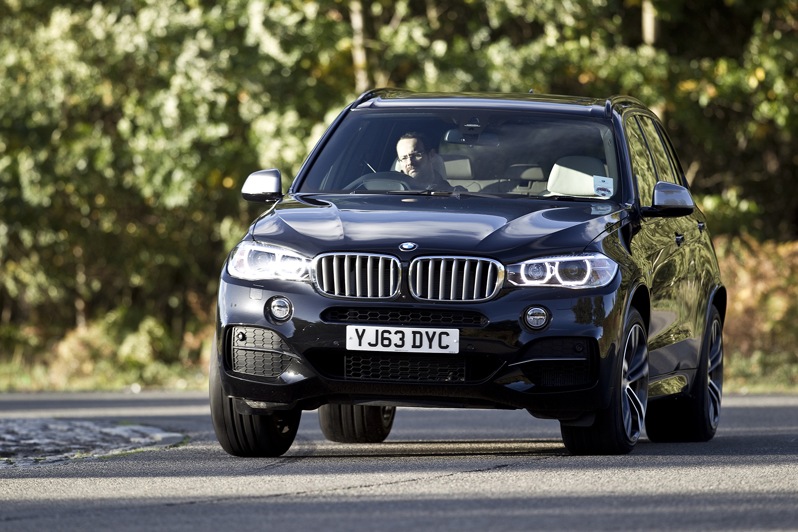 BMW X5 cornering
