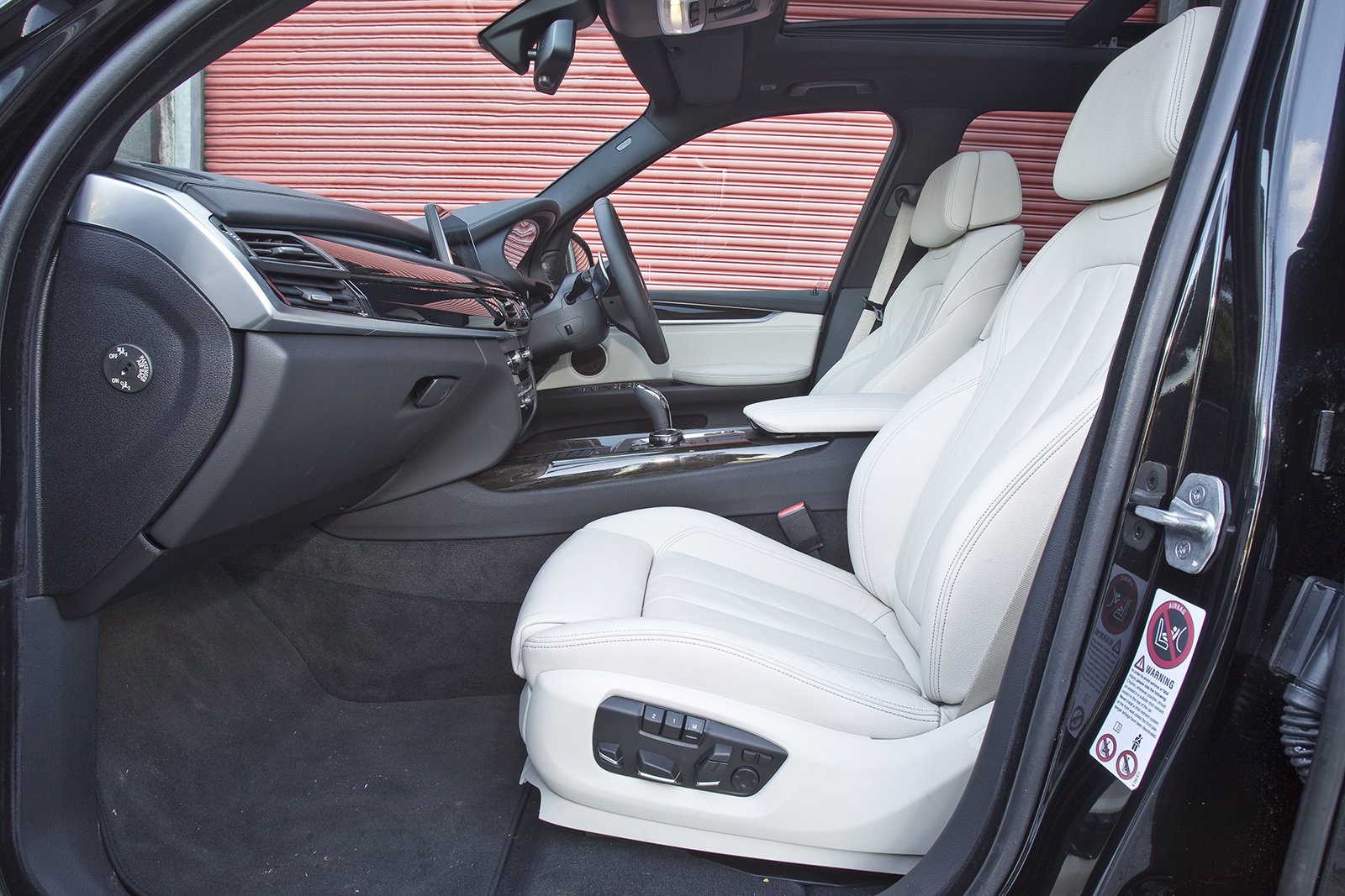 BMW X5 front seats