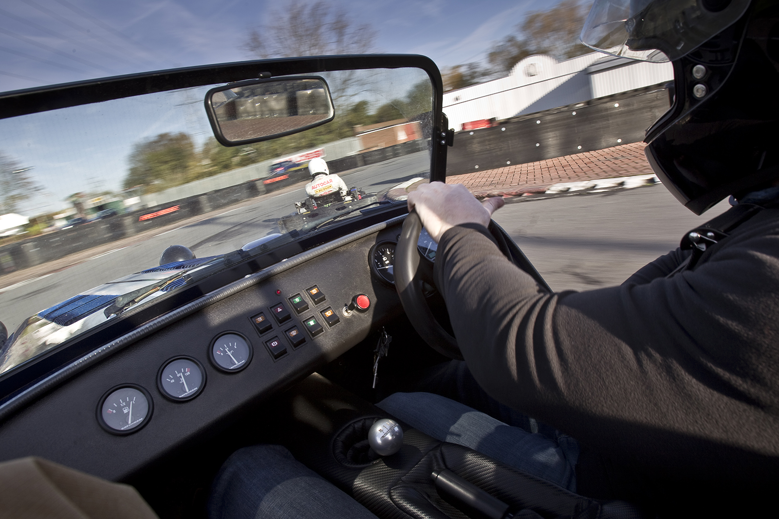 Caterham Seven versus go kart Autocar
