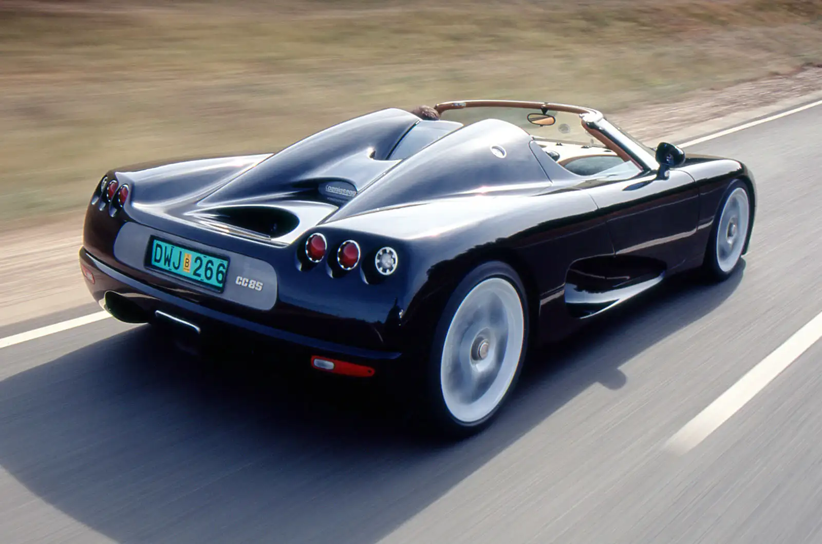 The 200mph Koenigsegg CC8S rear