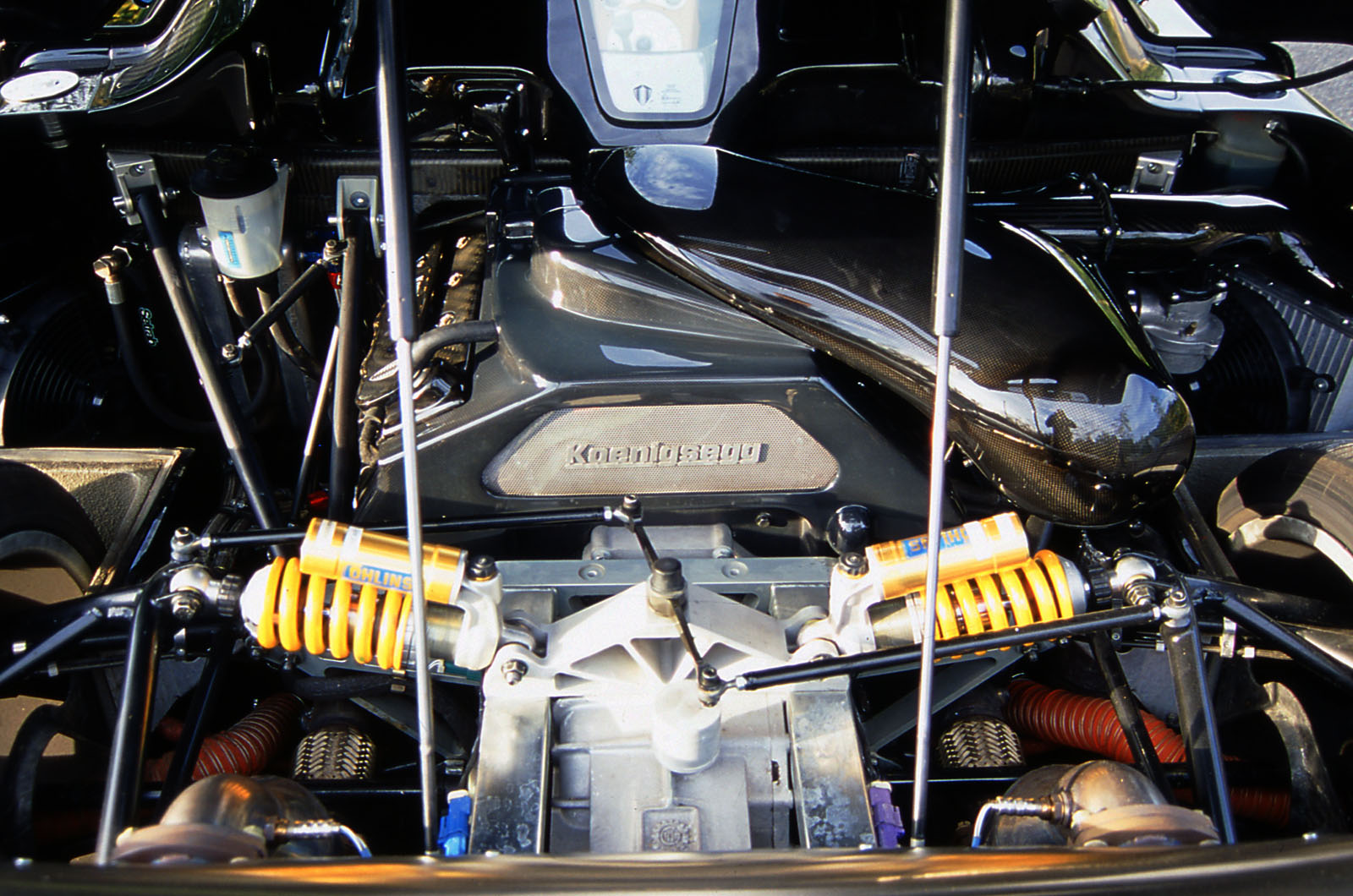 4.7-litre V8 Ford engine in the Koenigsegg