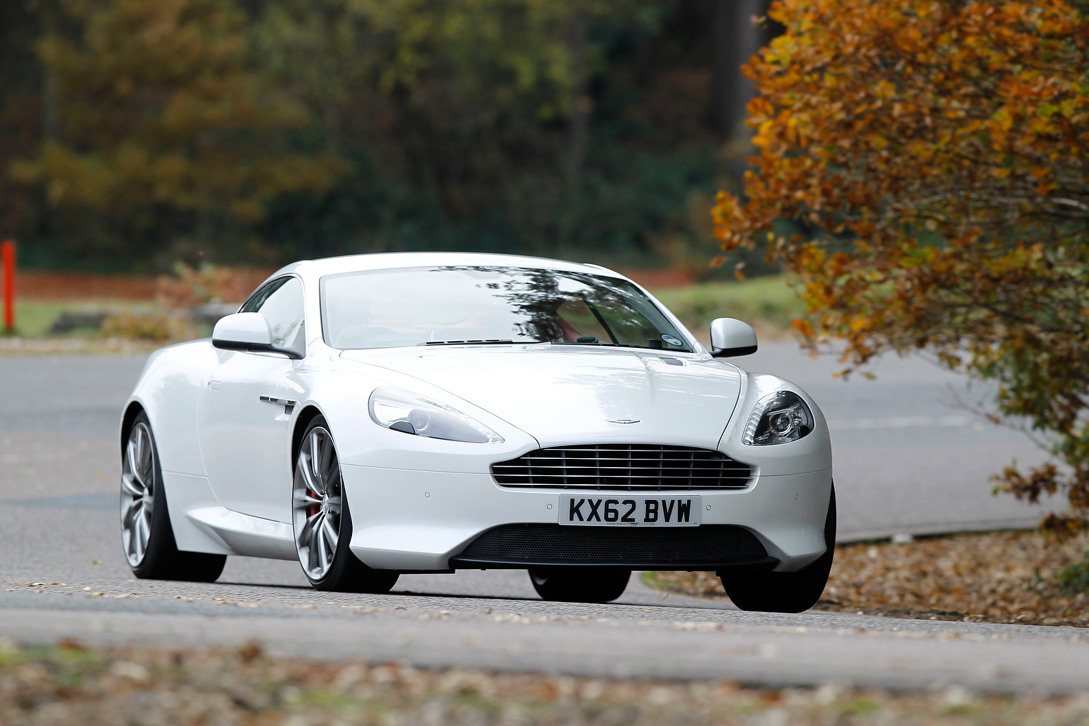 Aston Martin DB9 cornering