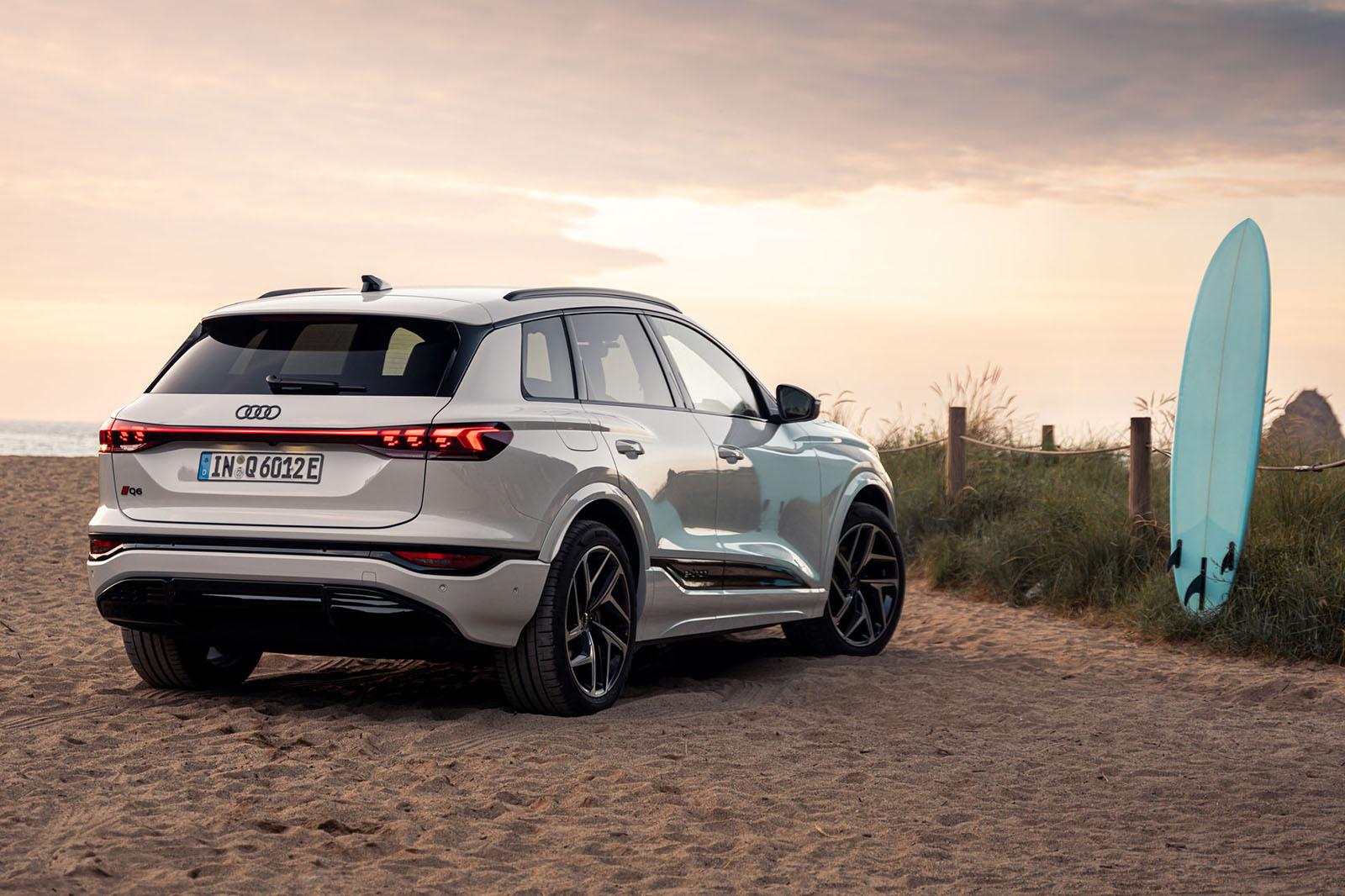 audi q6 e tron review 2024 19 rear static
