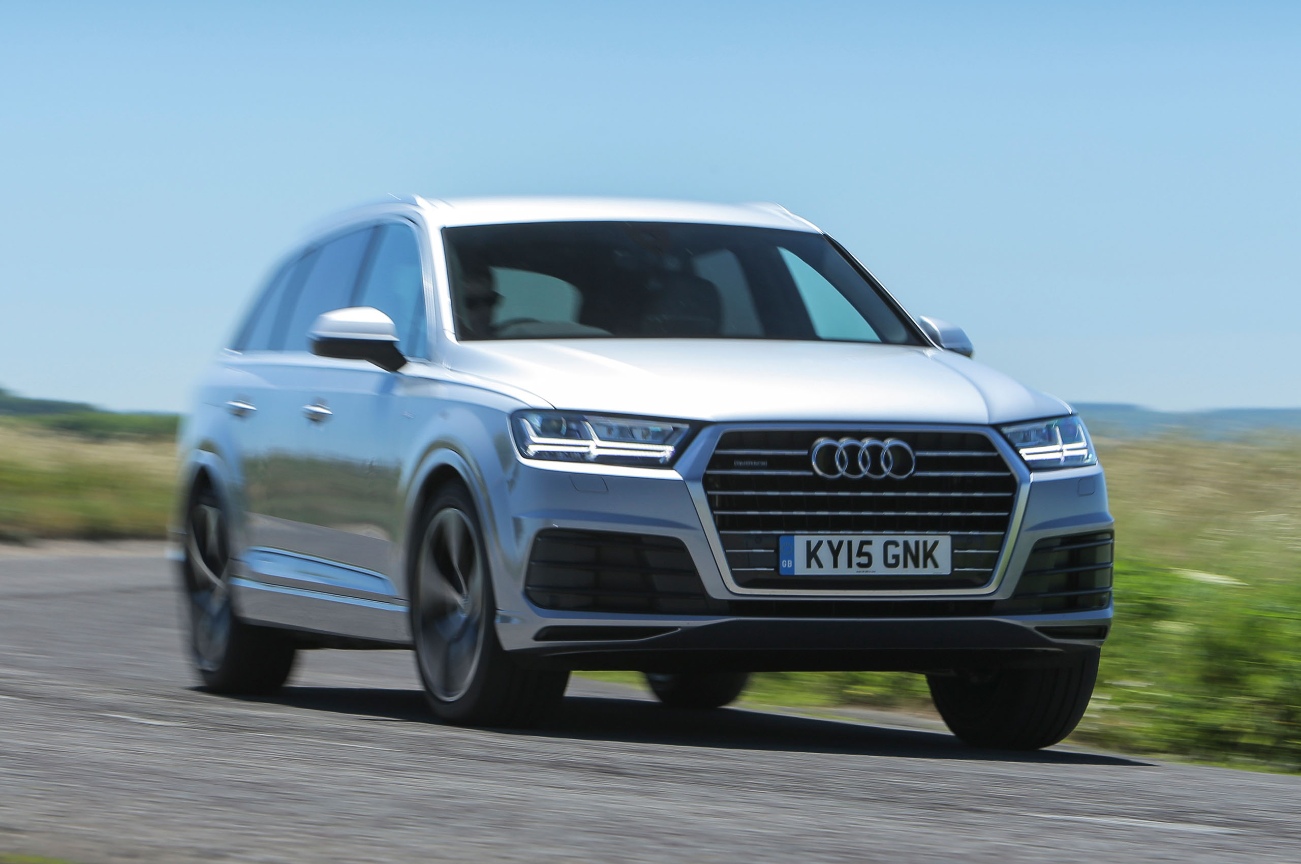 The Audi Q7's optional air suspension results in a comfortable and compliant ride