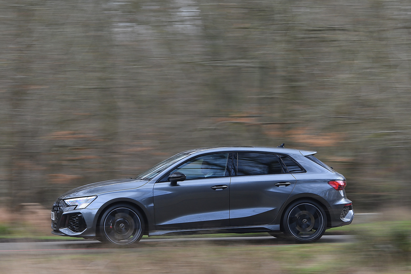 Audi RS3 profile driving